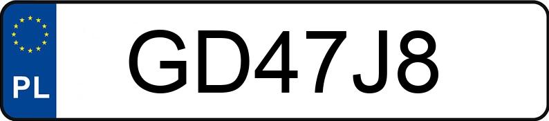 Numer rejestracyjny GD 47J8 posiada PIAGGIO / VESPA Porter 1.6t Porter - GD47J8