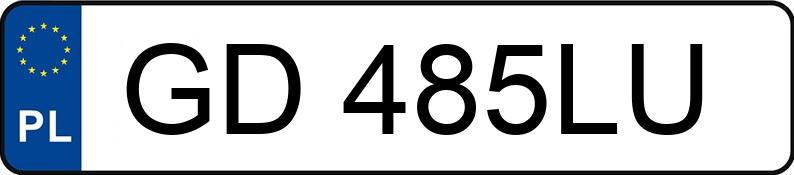 Numer rejestracyjny GD 485LU posiada MAZDA 6 - 2.0 MR`05 E4 Sport Active - GD485LU