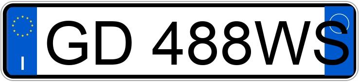 Numer rejestracyjny GD488WS posiada FORD Focus 4a serie