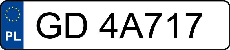 Numer rejestracyjny GD 4A717 posiada CITROEN Xsara II 1.6i 16V Kat. MR`00 E3 - GD4A717 Numer rejestracyjny GD 4A717 posiada CITROEN Xsara II 1.6i 16V Kat. MR`00 E3 - GD4A717