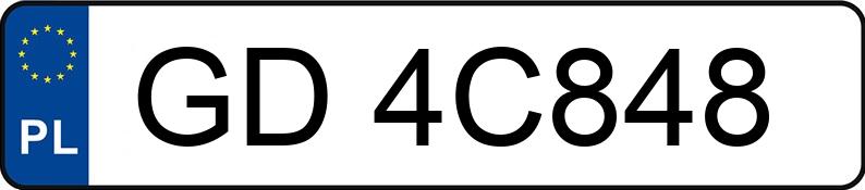 Numer rejestracyjny GD 4C848 posiada OPEL ZAFIRA 1.9 CDTI - GD4C848 Numer rejestracyjny GD 4C848 posiada OPEL ZAFIRA 1.9 CDTI - GD4C848