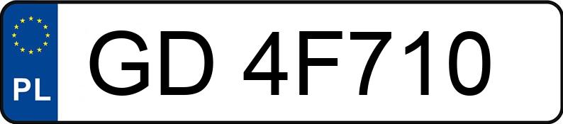 Numer rejestracyjny GD 4F710 posiada AUDI Q3 Sportback MR`20 E6d F3 RS S tronic - GD4F710