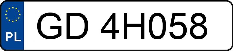 Numer rejestracyjny GD 4H058 posiada PEUGEOT E-PARTNER E - GD4H058