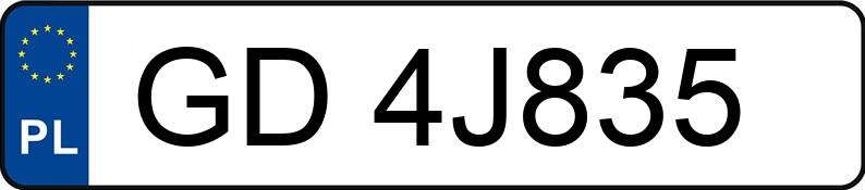 El número de registro GD 4J835 tiene SKODA OCTAVIA NX - GD4J835