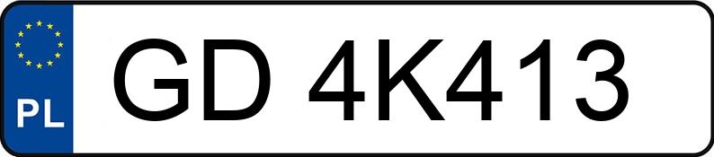 Numer rejestracyjny GD 4K413 posiada BMW 318 Diesel MR`19 E6d G20 318 Diesel MR`19 E6d G20 - GD4K413