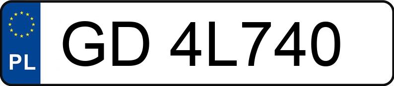 Numer rejestracyjny GD 4L740 posiada DACIA JOGGER - GD4L740