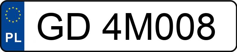 Numer rejestracyjny GD 4M008 posiada DACIA Duster MR`18 E6 Essential - GD4M008