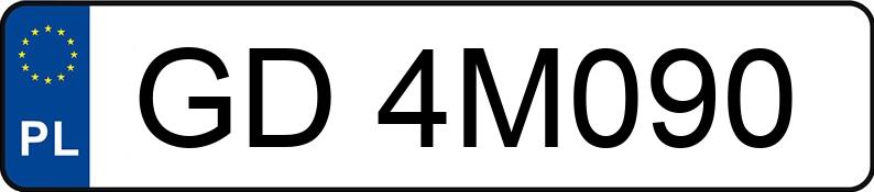 Numer rejestracyjny GD 4M090 posiada VOLKSWAGEN Golf VII 2.0 TSI MR`12 E6 GTI Performance - GD4M090 Numer rejestracyjny GD 4M090 posiada VOLKSWAGEN Golf VII 2.0 TSI MR`12 E6 GTI Performance - GD4M090