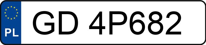 Numer rejestracyjny GD 4P682 posiada PEUGEOT 3008 - GD4P682