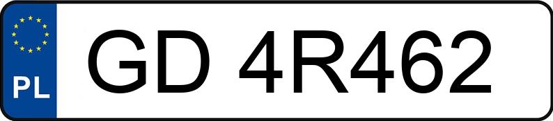 Numer rejestracyjny GD 4R462 posiada MERCEDES-BENZ CLA 180 MR`19 E6 118 CLA 180 MR`19 E6 118 - GD4R462