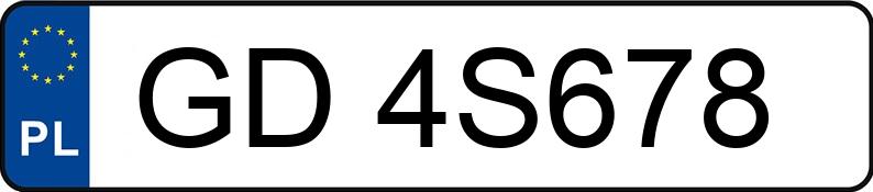 Numer rejestracyjny GD 4S678 posiada NISSAN ROGUE - GD4S678