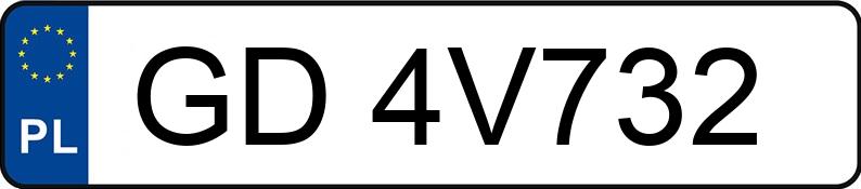 Numer rejestracyjny GD 4V732 posiada AUDI A3 35 TFSI MR`19 E6 8V A3 35 TFSI MR`19 E6 8V - GD4V732