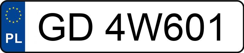 Numer rejestracyjny GD 4W601 posiada VOLKSWAGEN Golf III Cabrio Kat. MR`91 Avantgarde - GD4W601 Numer rejestracyjny GD 4W601 posiada VOLKSWAGEN Golf III Cabrio Kat. MR`91 Avantgarde - GD4W601