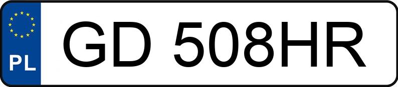 Numer rejestracyjny GD 508HR posiada VOLKSWAGEN Sharan 1.9 TDI MR`95 E2 Comfortline Aut. - GD508HR