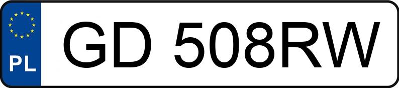 Numer rejestracyjny GD 508RW posiada AUDI A6 LIMOUSINE - GD508RW