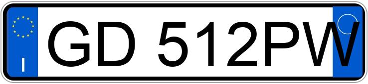 Numer rejestracyjny GD512PW posiada JEEP Compass 2a serie