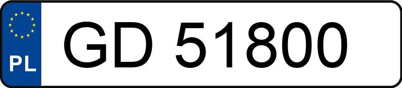 Numer rejestracyjny GD 51800 posiada SEAT Ibiza 1.6 Kat. MR`96 6K SXE - GD51800 Numer rejestracyjny GD 51800 posiada SEAT Ibiza 1.6 Kat. MR`96 6K SXE - GD51800