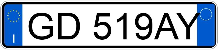 Numer rejestracyjny GD519AY posiada AUDI Q3 2a serie