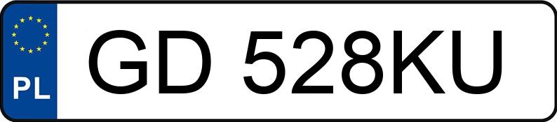 Numer rejestracyjny GD 528KU posiada KIA Cee d 1.6 MR`07 E4 Comfort - GD528KU