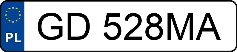 Numer rejestracyjny GD 528MA posiada BMW 528 - GD528MA