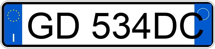 Numer rejestracyjny GD534DC posiada FORD Tourneo Courier 1as