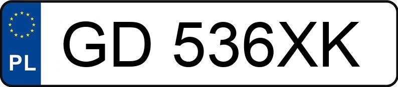 Numer rejestracyjny GD 536XK posiada TOYOTA Corolla Hatchback MR`02 E3 Base - GD536XK