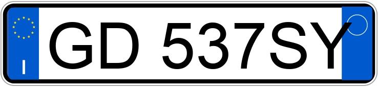 Numer rejestracyjny GD537SY posiada MERCEDES GLE