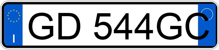Numer rejestracyjny GD544GC posiada RENAULT Master 5a serie