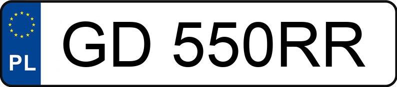 Numer rejestracyjny GD 550RR posiada DAF LF55 - GD550RR Numer rejestracyjny GD 550RR posiada DAF LF55 - GD550RR
