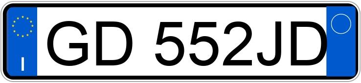 Numer rejestracyjny GD552JD posiada PEUGEOT 2008 2a serie