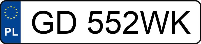 Numer rejestracyjny GD 552WK posiada VOLVO XC 60 2.0 T4 MR`18 E6 R-Design Getr - GD552WK Numer rejestracyjny GD 552WK posiada VOLVO XC 60 2.0 T4 MR`18 E6 R-Design Getr - GD552WK