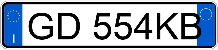 Numer rejestracyjny GD554KB posiada FORD Fiesta 7a serie Numer rejestracyjny GD554KB posiada FORD Fiesta 7a serie