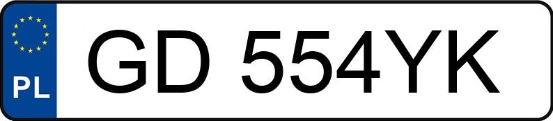 Numer rejestracyjny GD 554YK posiada PEUGEOT 208 MR`12 E5 Allure - GD554YK