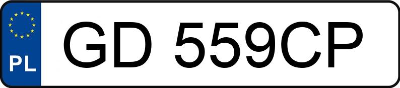 Numer rejestracyjny GD 559CP posiada OPEL Astra II 2.0 DTI MR`98 Comfort - GD559CP