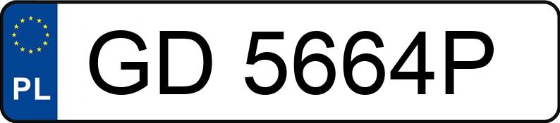 Numer rejestracyjny GD 5664P posiada WIOLA  W3 - GD5664P