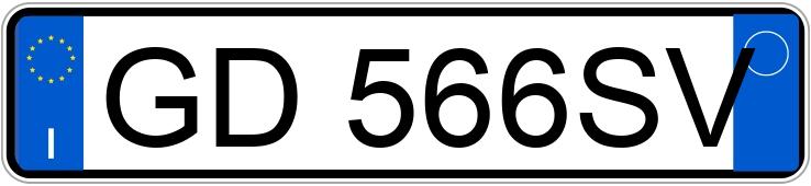 Numer rejestracyjny GD566SV posiada TOYOTA RAV4 3a serie