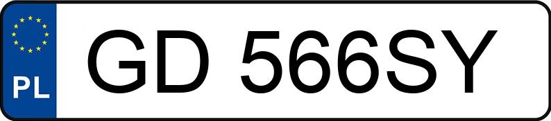 Numer rejestracyjny GD 566SY posiada FIAT Fiorino 1.4 MR`16 E6 1.7t SX - GD566SY