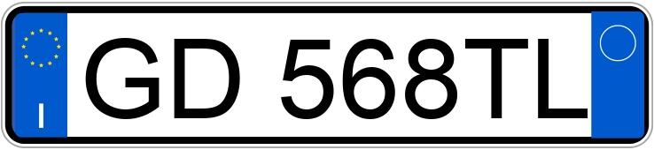 Numer rejestracyjny GD568TL posiada FIAT 500X Numer rejestracyjny GD568TL posiada FIAT 500X