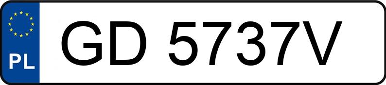 Numer rejestracyjny GD 5737V posiada SKODA OCTAVIA - GD5737V