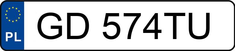 Numer rejestracyjny GD 574TU posiada PEUGEOT 206 Coupe-Cabrio 1.6 MR`00 E3 206 Coupe-Cabrio 1.6 MR`00 E3 - GD574TU