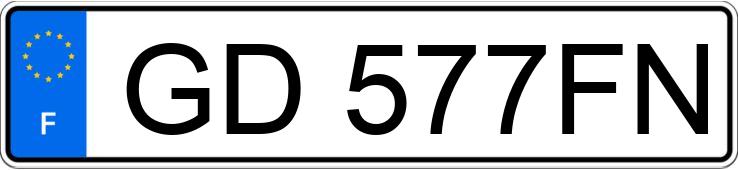 Numer rejestracyjny GD577FN posiada PEUGEOT 3008