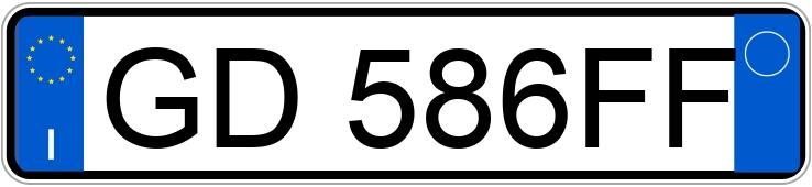 Numer rejestracyjny GD586FF posiada AUDI TT 3a serie