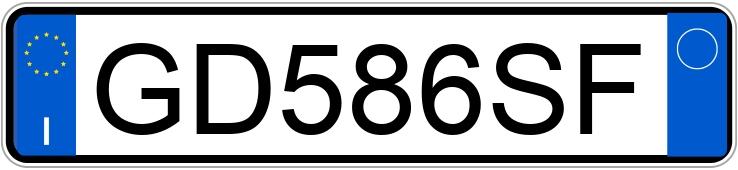 Numer rejestracyjny GD586SF posiada DACIA Duster 2a serie