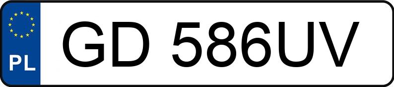 Numer rejestracyjny GD 586UV posiada SKODA OCTAVIA - GD586UV