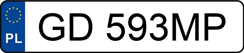 Numer rejestracyjny GD 593MP posiada FIAT Ducato 40 2.3 M-jet E6 4.0t L2H2 - GD593MP