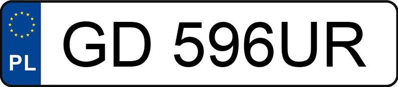 Numer rejestracyjny GD 596UR posiada FORD TRANSIT CUSTOM - GD596UR Numer rejestracyjny GD 596UR posiada FORD TRANSIT CUSTOM - GD596UR