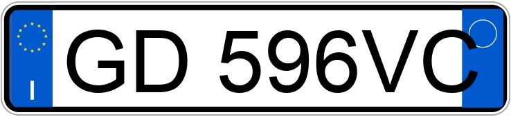 Numer rejestracyjny GD596VC posiada LAND ROVER RR Evoque 2a serie