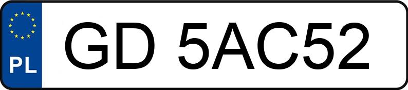 Numer rejestracyjny GD 5AC52 posiada BMW 740D XDRIVE - GD5AC52