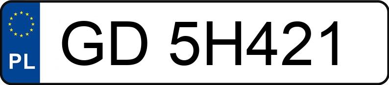 Numer rejestracyjny GD 5H421 posiada SKODA Karoq TSI MR`22 E6 Sportline ACT DSG - GD5H421