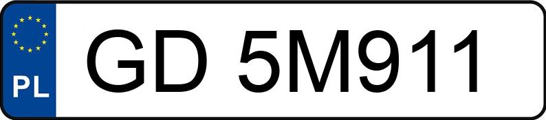 Numer rejestracyjny GD 5M911 posiada PORSCHE 911 CARRERA S - GD5M911 Numer rejestracyjny GD 5M911 posiada PORSCHE 911 CARRERA S - GD5M911